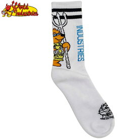 ワールドインダストリーズ WORLD INDUSTRIES DEVIL BEAR SOCKS(ホワイト 白 WHITE)ワールドインダストリーズソックス WORLD INDUSTRIESソックス 靴下