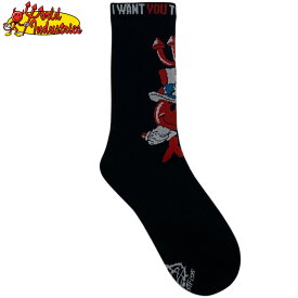 ワールドインダストリーズ WORLD INDUSTRIES I WANT YOU SOCKS(ブラック 黒 BLACK)ワールドインダストリーズソックス WORLD INDUSTRIESソックス 靴下