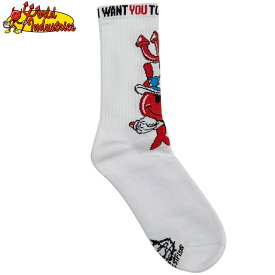 ワールドインダストリーズ WORLD INDUSTRIES I WANT YOU SOCKS(ホワイト 白 WHITE)ワールドインダストリーズソックス WORLD INDUSTRIESソックス 靴下