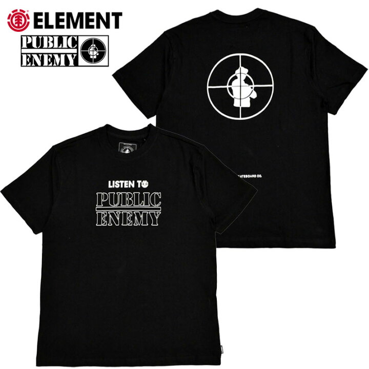 楽天市場】エレメント ELEMENT x PUBLIC ENEMY PEXE LISTEN TO TEE 