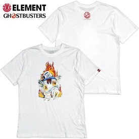 エレメント ELEMENT x GHOSTBUSTERS INFERNO SS TEE(ホワイト 白 WHITE)エレメントTシャツ ELEMENTTシャツ エレメント半袖 ELEMENT半袖 ゴーストバスターズコラボ