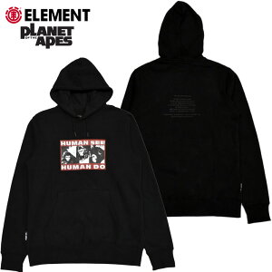 Gg ELEMENT x PLANET OF THE APES HOODIE ( ubN  BLACK ) Ggp[Jp[J ELEMENTp[J GgvI[o[ ELEMENTvI[o[ Gg ELEMENT ̘fR{ f
