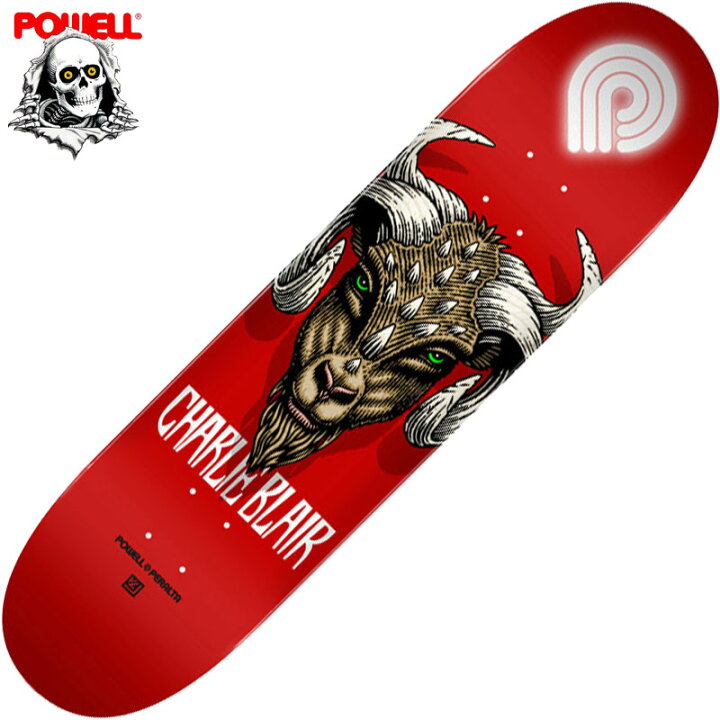 楽天市場】パウエル POWELL CHARLIE BLAIR GOAT015 DECK ( レッド 赤 