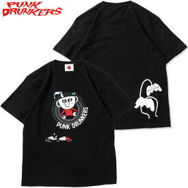 パンクドランカーズ PUNK DRUNKERS あいつマグTEE(ブラック 黒 BLACK)パンクドランカーズTシャツ PUNK DRUNKERSTシャツ パンクドランカーズティーシャツ PUNK DRUNKERSティーシャツ