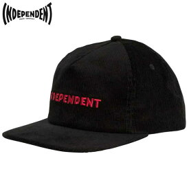 インディペンデント INDEPENDENT BEACON STRAPBACK(ブラック 黒 BLACK) インディペンデントキャップ INDEPENDENTキャップ インディペンデント帽子 INDEPENDENT帽子 ストラップバック