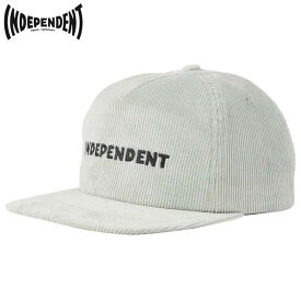 インディペンデント INDEPENDENT BEACON STRAPBACK(グレー GRAY) インディペンデントキャップ INDEPENDENTキャップ インディペンデント帽子 INDEPENDENT帽子 ストラップバック