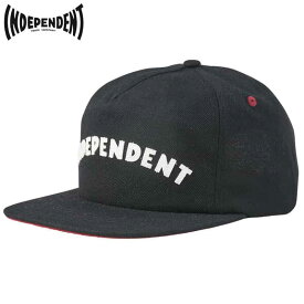 インディペンデント INDEPENDENT BRIGADE STRAPBACK(ブラック 黒 BLACK) インディペンデントキャップ INDEPENDENTキャップ インディペンデント帽子 INDEPENDENT帽子 ストラップバック