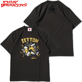 【予約受付】パンクドランカーズ PUNK DRUNKERS ［PDSx円谷プロ］ゼットンTEE(ブラック 黒 SUMI)パンクドランカーズTシャツ PUNK DRUNKERSTシャツ パンクドランカーズ半袖 PUNK DRUNKERS半袖 ゼットン 円谷プロコラボ