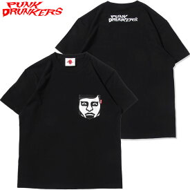 【予約受付】パンクドランカーズ PUNK DRUNKERS あいつポケTEE(ブラック 黒 BLACK)パンクドランカーズTシャツ PUNK DRUNKERSTシャツ パンクドランカーズ半袖 PUNK DRUNKERS半袖 ポケT