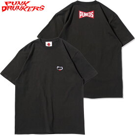 【予約受付】パンクドランカーズ PUNK DRUNKERS ヒゲおやじ刺繍TEE(ブラック 黒 SUMI)パンクドランカーズTシャツ PUNK DRUNKERSTシャツ パンクドランカーズ半袖 PUNK DRUNKERS半袖 刺繍