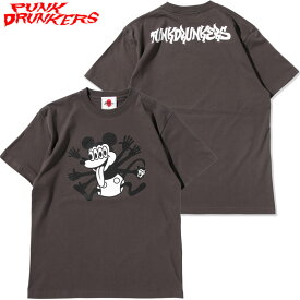 【予約受付】パンクドランカーズ PUNK DRUNKERS クレイジーマウスTEE(ブラック 黒 SUMI)パンクドランカーズTシャツ PUNK DRUNKERSTシャツ パンクドランカーズ半袖 PUNK DRUNKERS半袖