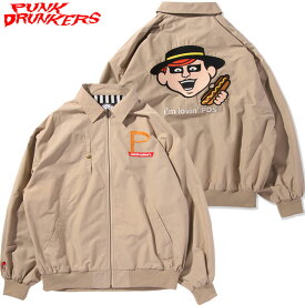 送料無料 パンクドランカーズ PUNK DRUNKERS HOT DOG BOY JKT(ベージュ BEIGE)パンクドランカーズジャケット PUNK DRUNKERSジャケット パンクドランカーズアウター PUNK DRUNKERSアウター