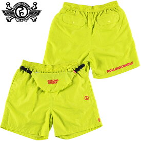 【XXLサイズ ラスト1点】ローリングクレイドル ROLLING CRADLE NYLON SHORT PANTS(YELLOW 黄 イエロー)ローリングクレイドルショーツ ロリクレショーツ ROLLING CRADLEショーツ ローリングクレイドルパンツ ロリクレパンツ ROLLING CRADLEパンツ ボトムス ROLLINGCRADLE