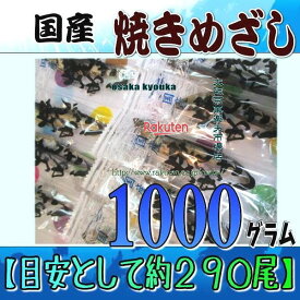 大阪京菓ZRおかし企画 OE石井　1000グラム【目安として約290尾】 ■国産■焼きめざし ×1袋【fu】【送料無料（沖縄は別途送料）】