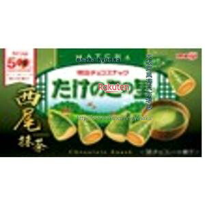 大阪京菓ZR明治 61G たけのこの里西尾抹茶×80個【送料無料(沖縄は別途送料)】【新x1014】