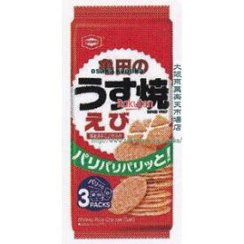 大阪京菓 ZRx亀田製菓　70G 亀田のうす焼えび×12個【xeco】【エコ配 送料無料 （沖縄県配送不可 時間指定と夜間お届け不可）】