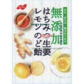 大阪京菓 ZRxノーベル製菓　90G 無添加はちみつ生姜レモンのど飴×96個【xw】【送料無料（沖縄は別途送料）】