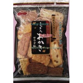 大阪京菓 ZRxほくえつ　150G お得盛りミックスおかきサラダ味×24個【xw】【送料無料（沖縄は別途送料）】