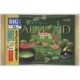 大阪京菓 ZRx明治　147Gアーモンドチョコレート抹茶ビッグパック【チョコ】×36個　+税　【x】【送料無料（沖縄は別途送料）】