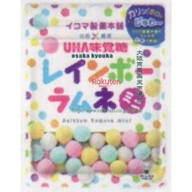 大阪京菓 ZRxユーハ味覚糖　30G レインボーラムネミニ×144個【xw】【送料無料（沖縄は別途送料）】