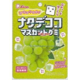 大阪京菓 ZRxライオン菓子　44G ナタデココマスカットグミ×80個【xeco】【エコ配 送料無料 （沖縄県配送不可 時間指定と夜間お届け不可）】