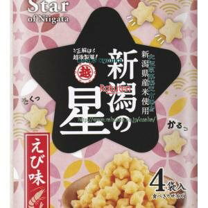 大阪京菓 ZRx越後製菓 72G 新潟の星 えび味×24個【xwa5】【送料無料(沖縄は別途送料)】
