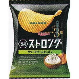 大阪京菓 ZRxコイケヤ　53G ストロングサワークリームオニオン×12個【xecoa5】【エコ配 送料無料 （沖縄県配送不可 時間指定と夜間お届け不可）】