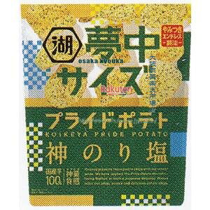 大阪京菓 ZRxコイケヤ 102G 夢中サイズ湖池屋プライドポテト神のり塩×24個【xwa5】【送料無料(沖縄は別途送料)】