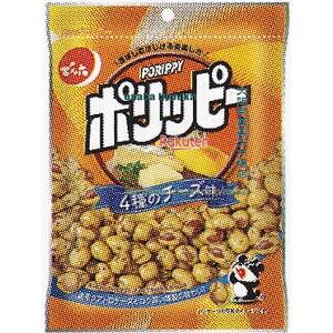大阪京菓 ZRxでん六 75G ポリッピー4種のチーズ味×48個【xecoa5】【エコ配 送料無料 (沖縄県配送不可 時間指定と夜間お届け不可)】