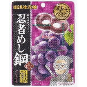 大阪京菓 ZRxユーハ味覚糖 45G 忍者めし鋼グレープ味×160個【xwa5】【送料無料(沖縄は別途送料)】