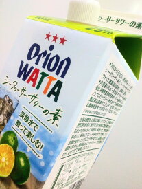 【送料無料】オリオンビール　WATTA　シークァーサーサワーの素　25度　900ml　6本