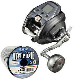 ダイワ 21 シーボーグ 300J (右巻) PEライン4号300mセット(サンライン ディープワン X8) 電動リールに糸を巻いてお届けします daiwa