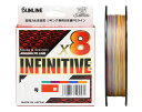 サンライン ソルティメイト インフィニティブ×8 1/1.2/1.5/2/2.5/3/4号 300m ハイグレードPEライン 10m×5色（グリーン＆パープル＆レッド＆ブルー＆オレンジ） SUNLINE