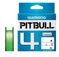 シマノ ピットブル 4 PL-M74S 0.8号/1号/1.2号/1.5号/2号 300m ライムグリーン shimano