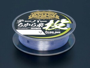 サンライン キャステスト テーパーちから糸投 2-14/3-8/3-12/3-16/4-12/5-12号 15m×5本 (75m) 単品 クリアブルー/レッド/イエロー ナイロンライン