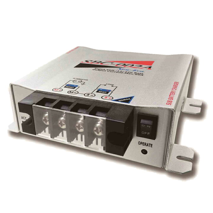 楽天市場】NEW-ERA 走行充電器 サブバッテリーチャージャー SBC-002A 