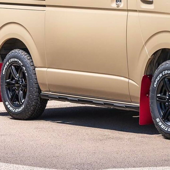 楽天市場】415 サファリ ハイエース 200系 ナロー用 サイドステップ 
