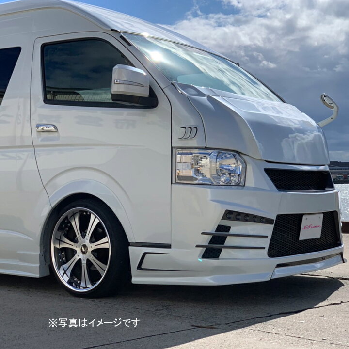 楽天市場】バットフェイス ボンネット ハイエース 200系 1型 2型 3型 4 