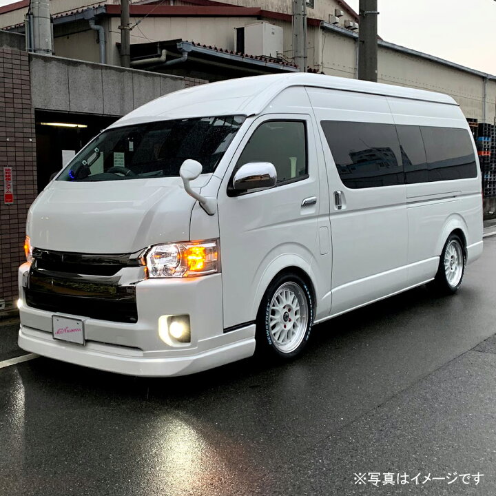 楽天市場】バットフェイス ボンネット ハイエース 200系 1型 2型  