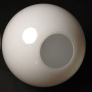 別倉庫からの配送 Φ203 真球 照明 ガラスグローブ 乳白 ラウンド ランプシェード 取り換え用 首無し 8インチ 35％OFF 修理用
