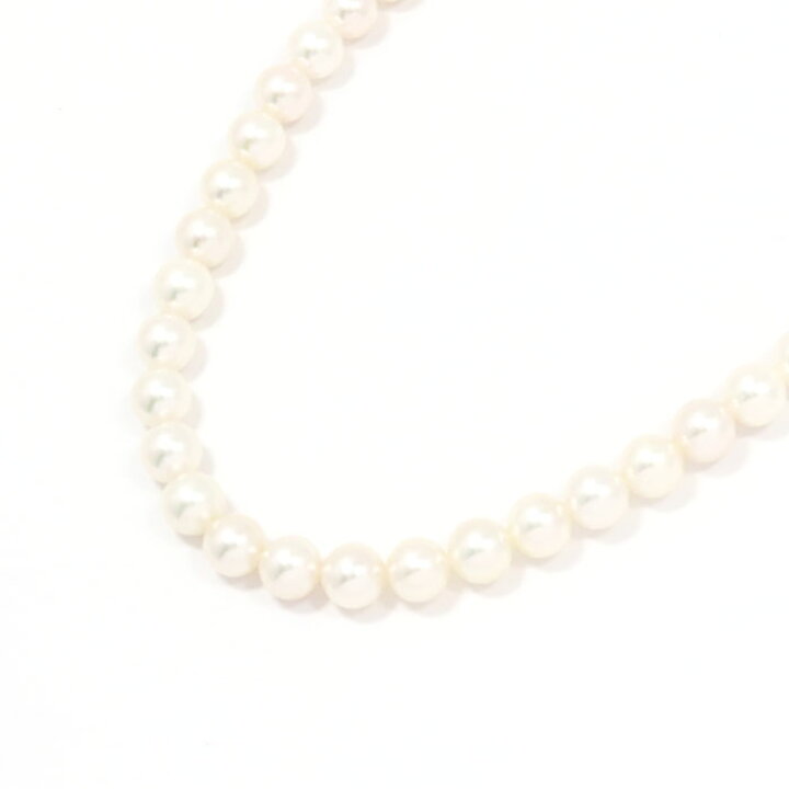 楽天市場】MIKIMOTO ミキモト パール ネックレス K18WG 750 ホワイト 