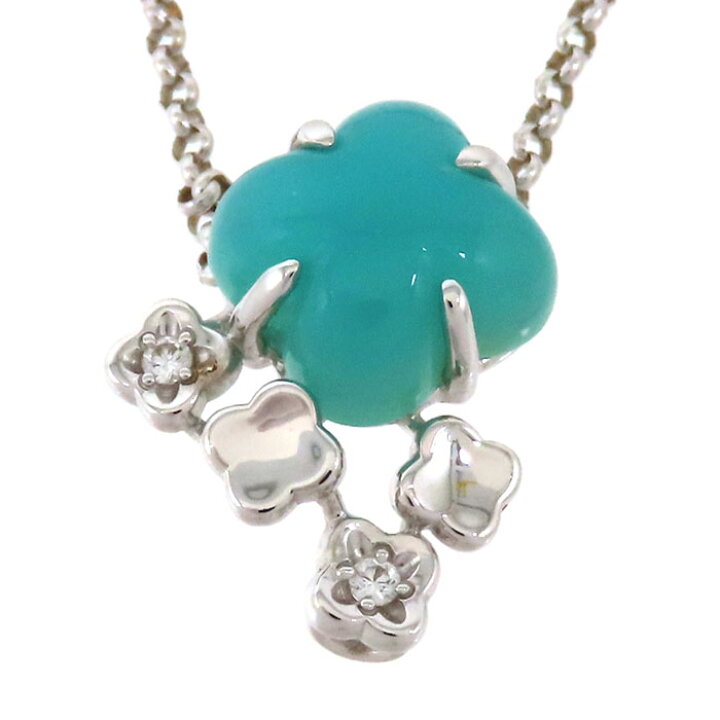 楽天市場】TASAKI タサキ カルセドニー ダイヤ ネックレス K18WG 750  