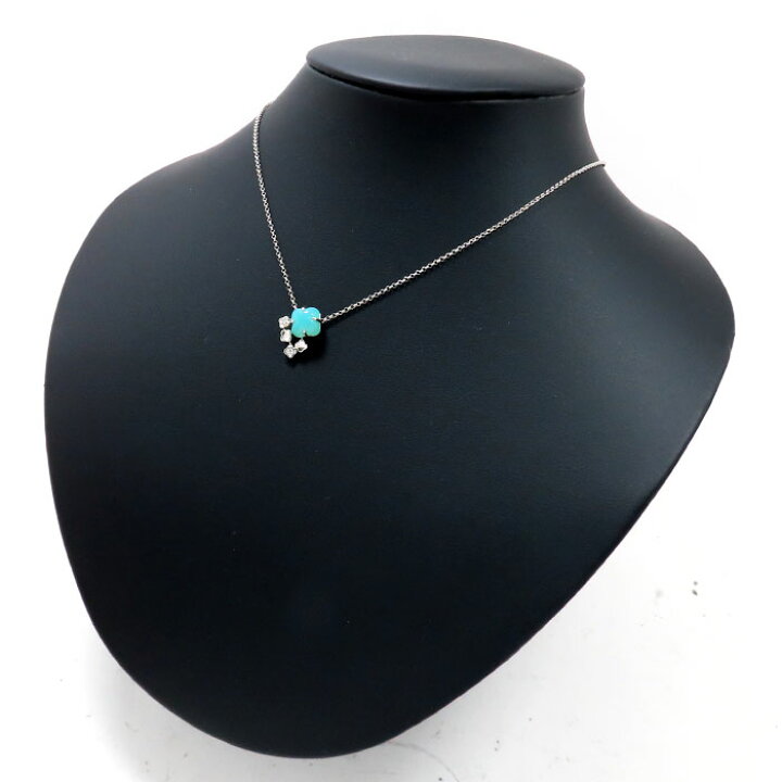 楽天市場】TASAKI タサキ カルセドニー ダイヤ ネックレス K18WG 750  