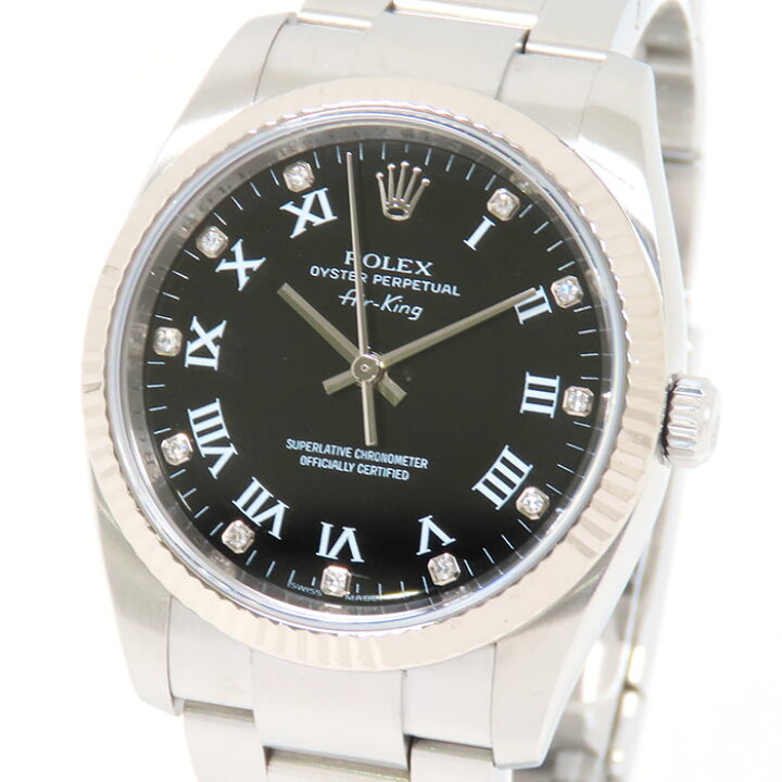 楽天市場】ROLEX ロレックス エアキング 11P ダイヤモンド 114234G 