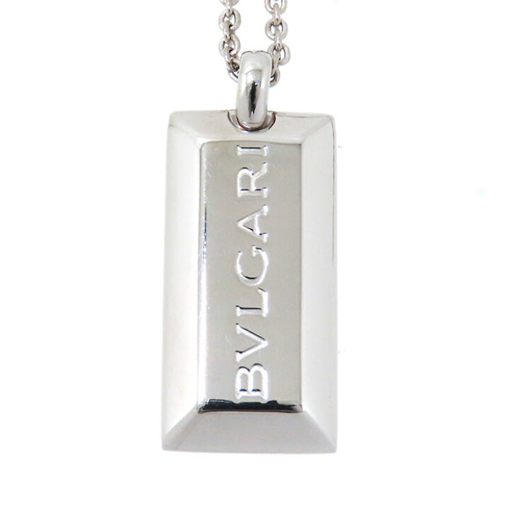 楽天市場】BVLGARI ブルガリ インゴット ネックレス K18WG 750  