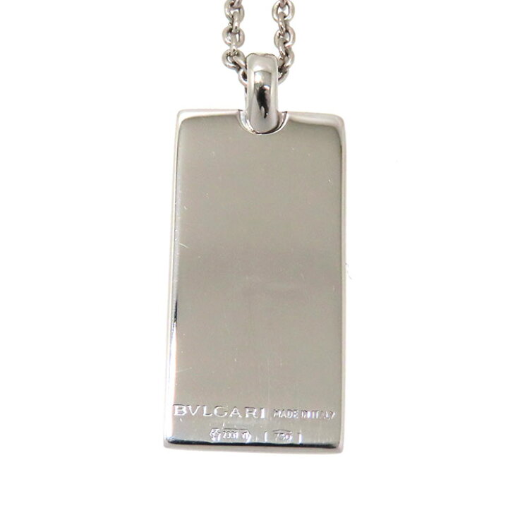 楽天市場】BVLGARI ブルガリ インゴット ネックレス K18WG 750 
