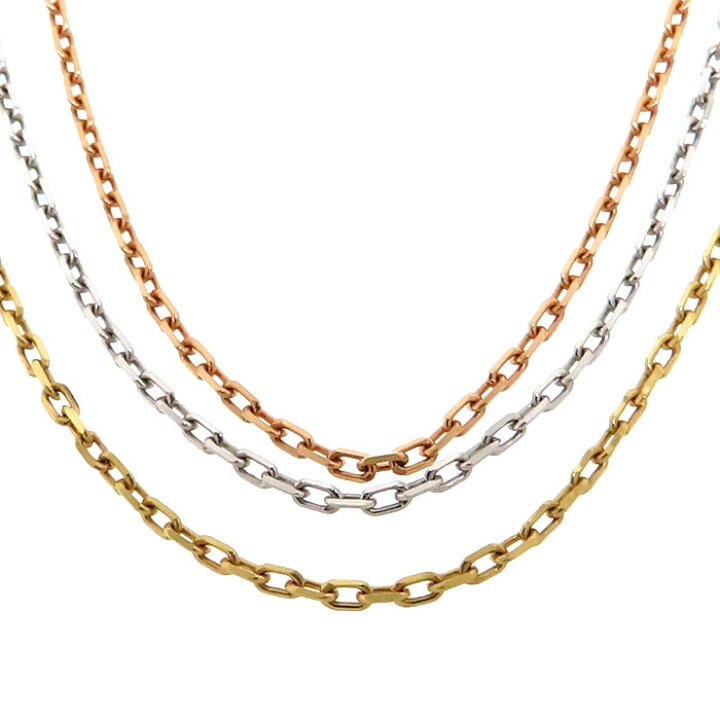 楽天市場】Cartier カルティエ スリーカラー チェーン ネックレス  