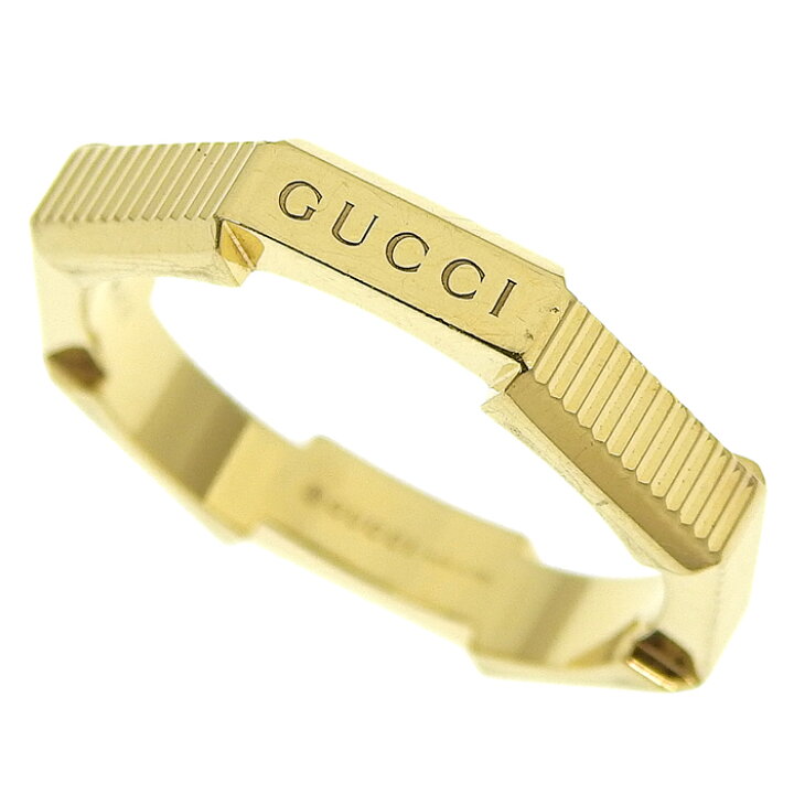 楽天市場】GUCCI グッチ リンクトゥラブ リング K18YG 750 イエロー  