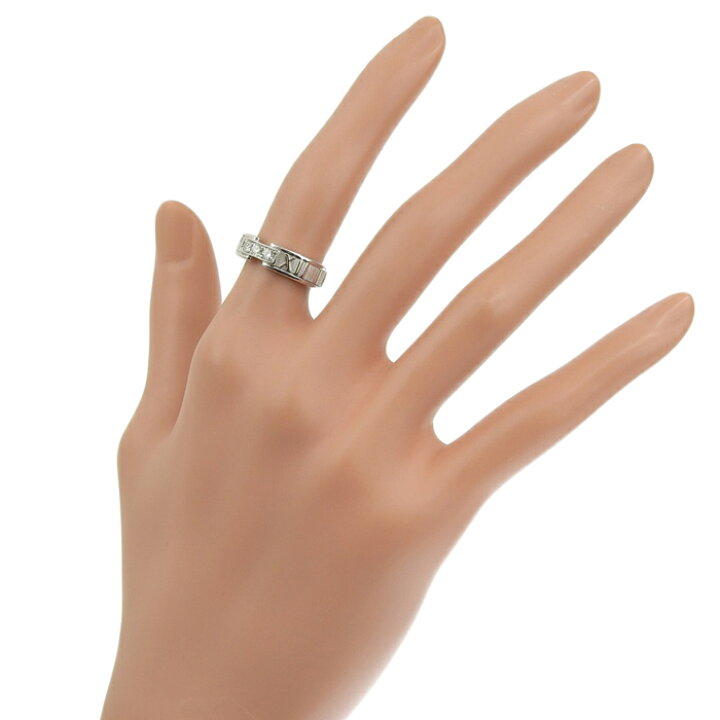 楽天市場】TIFFANY&Co ティファニー アトラス ダイヤ リング K18WG 750 