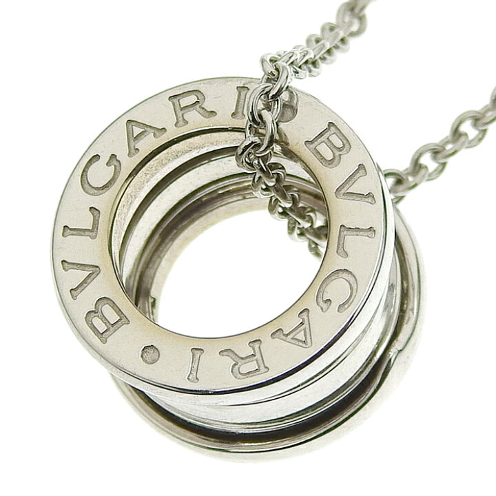 楽天市場】BVLGARI ブルガリ B-zero1 ネックレス ペンダント K18WG 750  